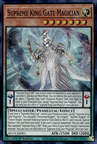 Amazon.com: Supreme King Gate Magician - AGOV-EN001 - Super Rare